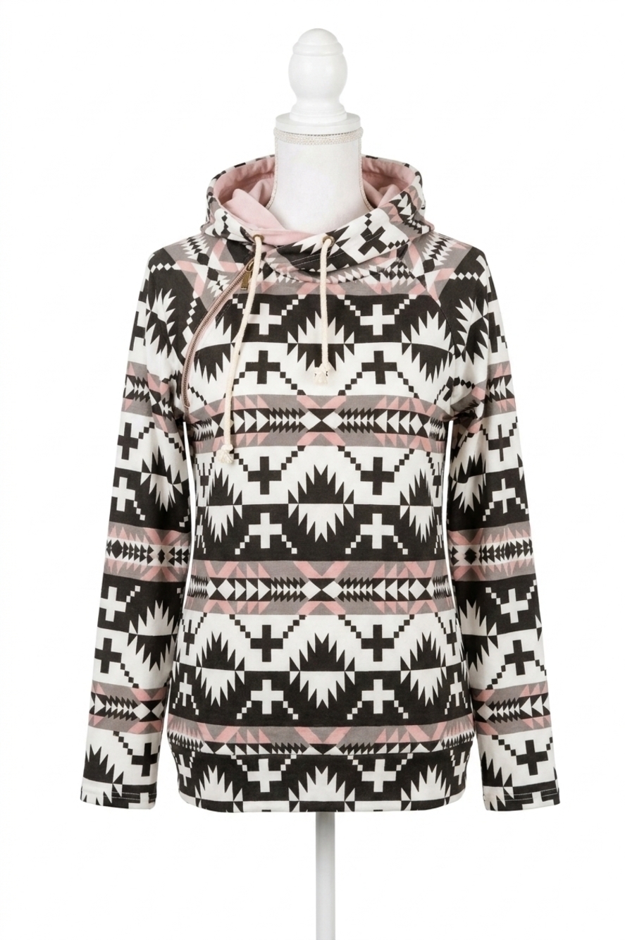 NEW AMPERSAND AVE doublehood sweatshirt in desert dreaming